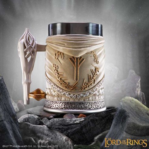 Nemesis Now - Le Seigneur des anneaux - Gandalf le Blanc Tankard 15.5cm - flash vidéo