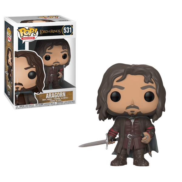 Funko Pop! Movies The Lord of the Rings Aragorn ENG Merchandising - flash vidéo