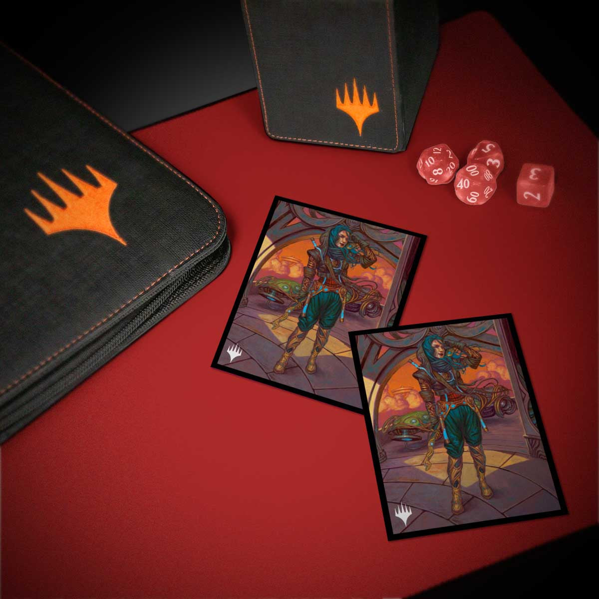 Ultra Pro - Magic: The Gathering - Aetherdrift - Sachet de 100 protèges cartes standard Sita Varma, Masked Racer (66 x 91 mm) - flash vidéo