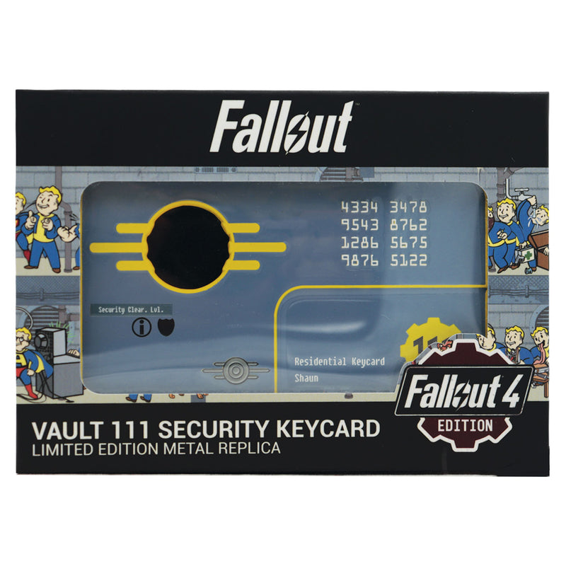 Fallout 4 - Réplique carte d'accès de sécurité Vault 111 Édition Limitée
