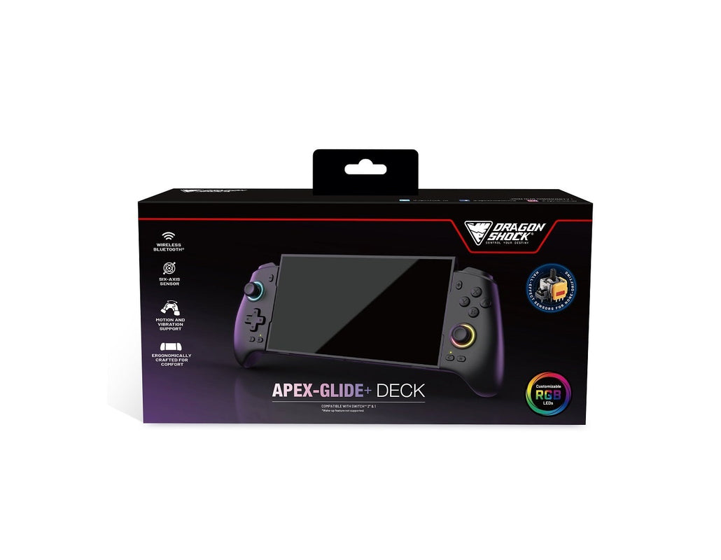 DragonShock - Apex-Glide+ Deck - Support Manette pour Switch 2, Switch et Switch OLED