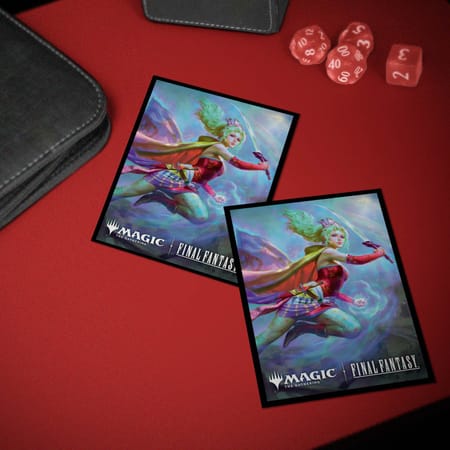 Ultra Pro - Magic: The Gathering - Universes Beyond: Final Fantasy - Sachet de 100 protèges cartes standard Terra, Herald of Hope (63 x 89 mm)