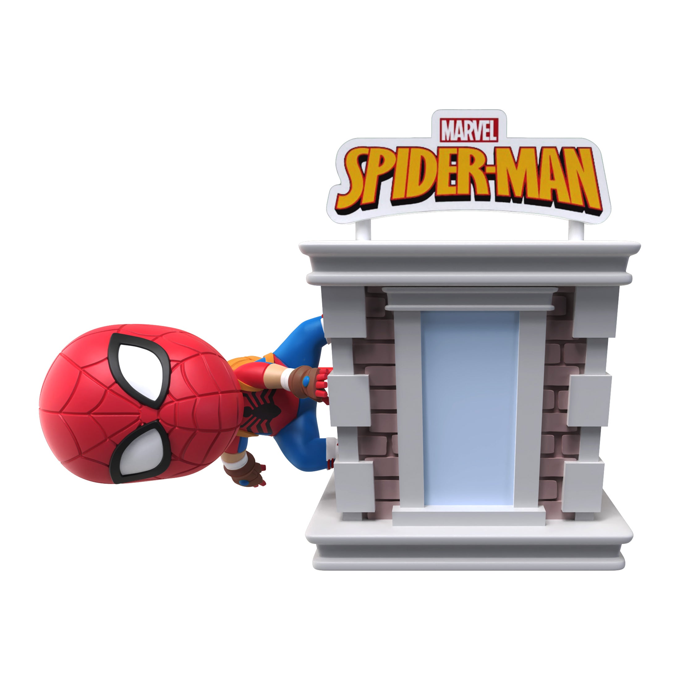 YuMe Hero Box Tower Series - Display blind box de figurines Spider-Man 8cm (12 unités)