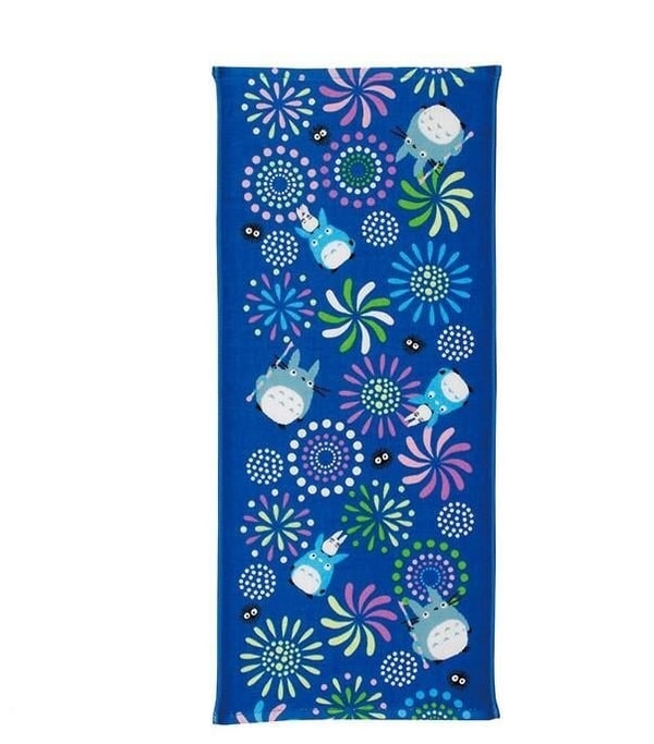 Ghibli - Mon Voisin Totoro - Imabari Serviette Totoro Feux d'Artifice 34X80cm - flash vidéo