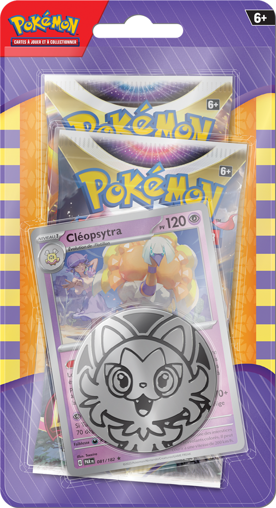 Pokémon JCC - Pack promotionnel de 2 boosters Cléopsytra - flash vidéo