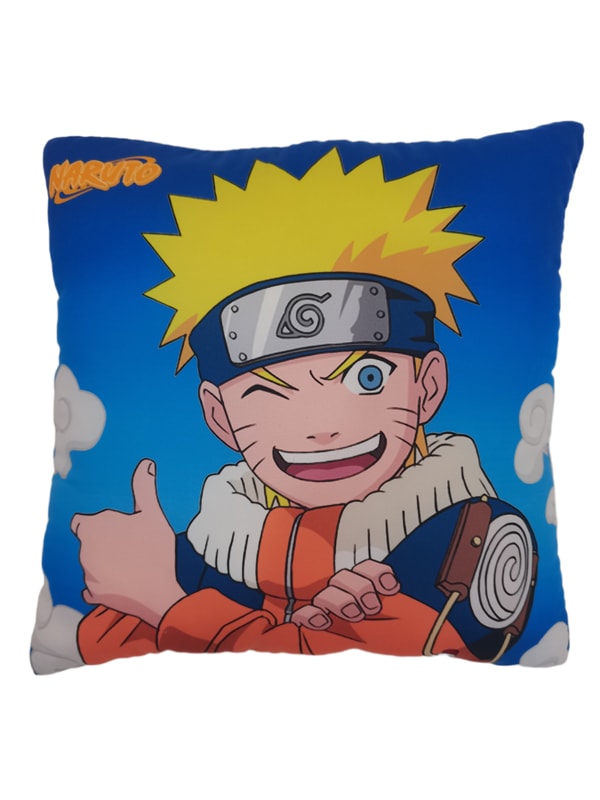 Naruto - Coussin double face Naruto et Sasuke (40x40cm)