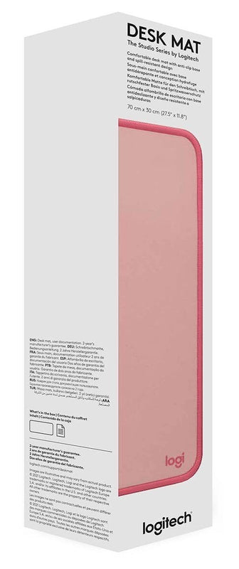 Logitech Tapis de souris Studio Series - Rose foncé 30x70cm