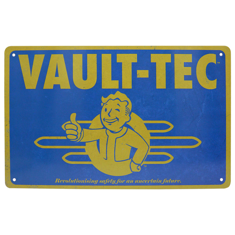 Fallout - Set pancartes en tôle