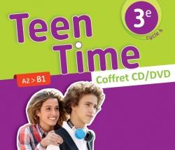 Teen Time : anglais ; cycle 4 ; 3e ; coffret CD/DVD de la classe (édition 2017)