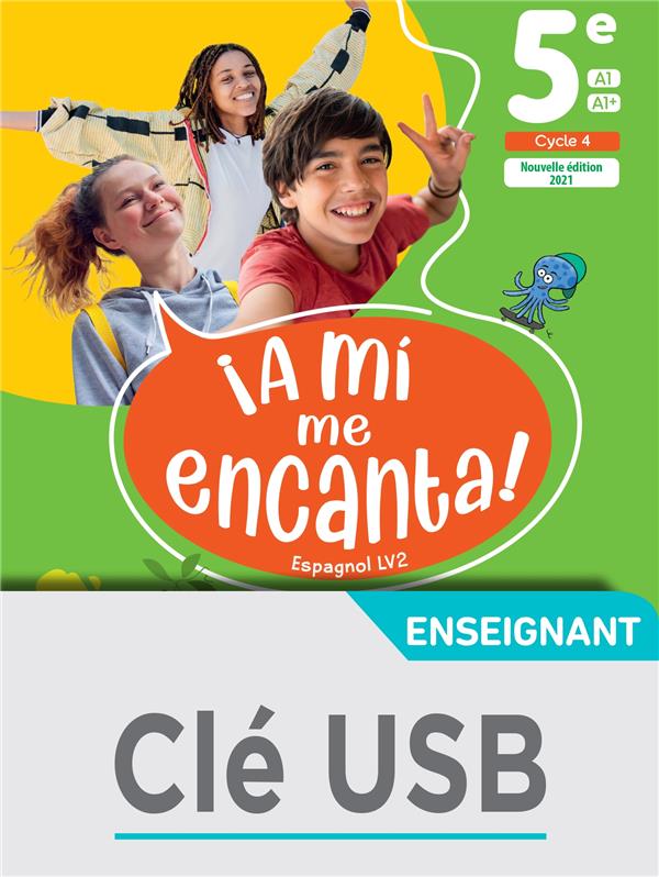 ¡a mi me encanta! : espagnol ; 5e ; clé USB enseignant