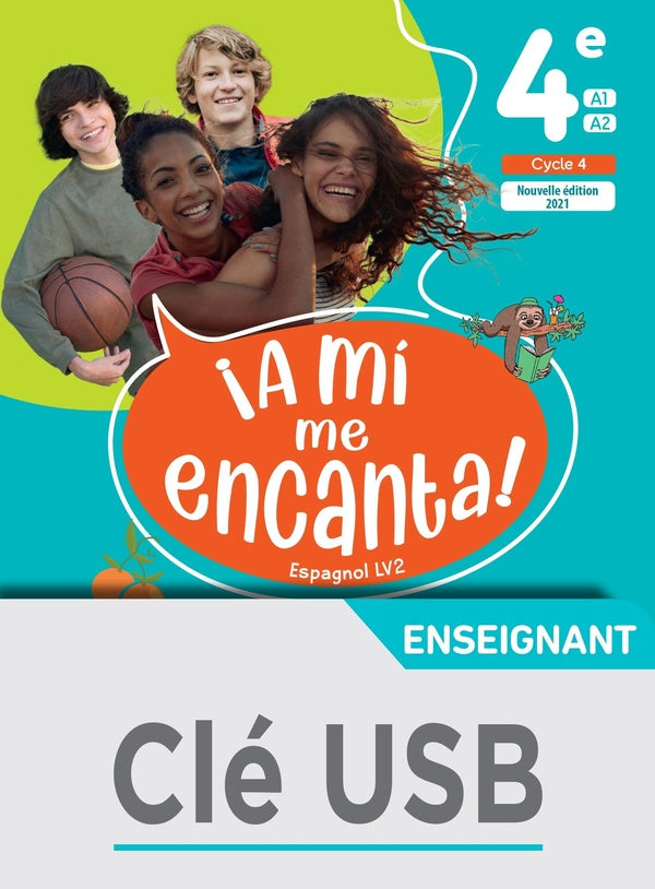 ¡a mi me encanta! : espagnol ; 4e ; clé USB enseignant