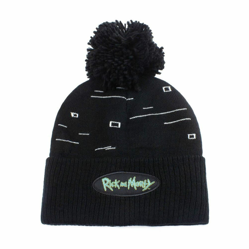 Rick And Morty - Bonnet à Pompon Noir