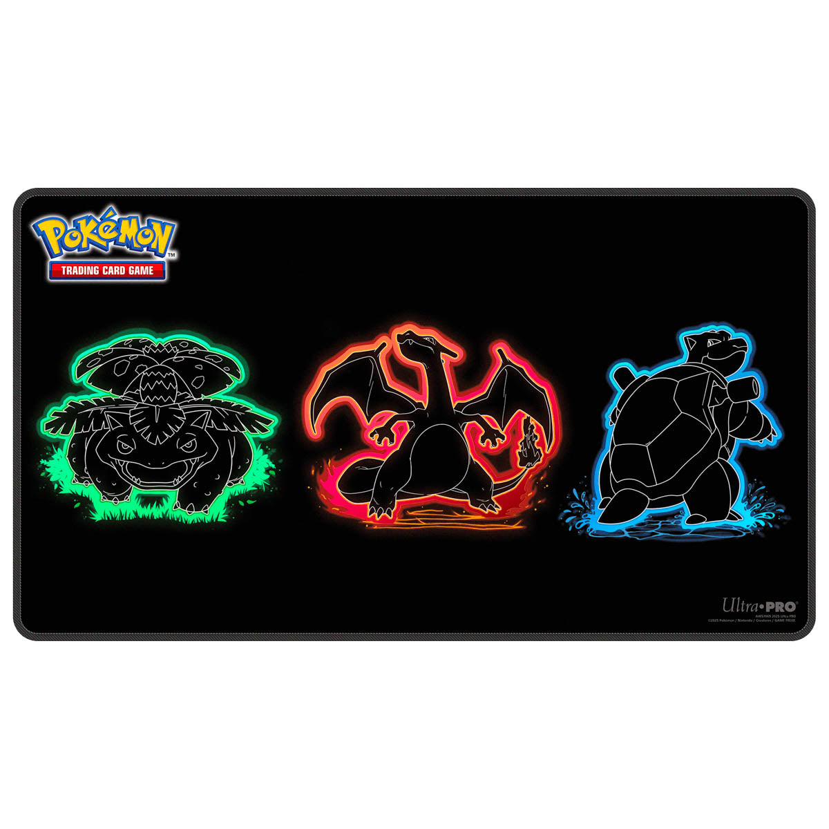 Ultra Pro - Pokémon JCC - Tapis de jeu premium métallisé Neon Kanto