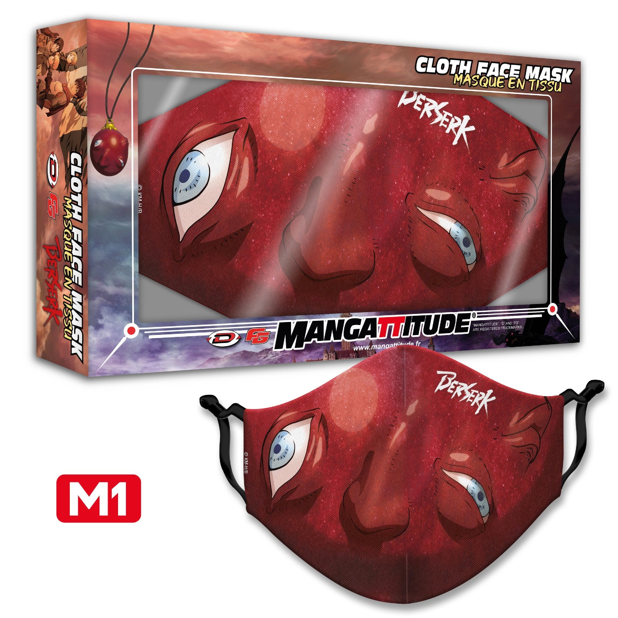 Masque tissu - Berserk - Modèle M1