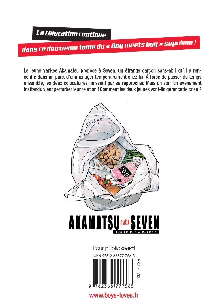 Akamatsu & Seven - Tome 2 - Livre (Manga) - Yaoi - Hana Collection