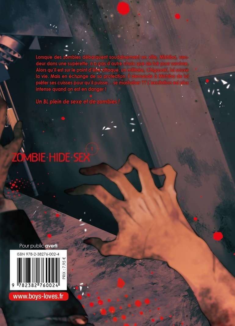 Zombie Hide Sex - Tome 1 - Livre (Manga) - Yaoi - Hana Collection