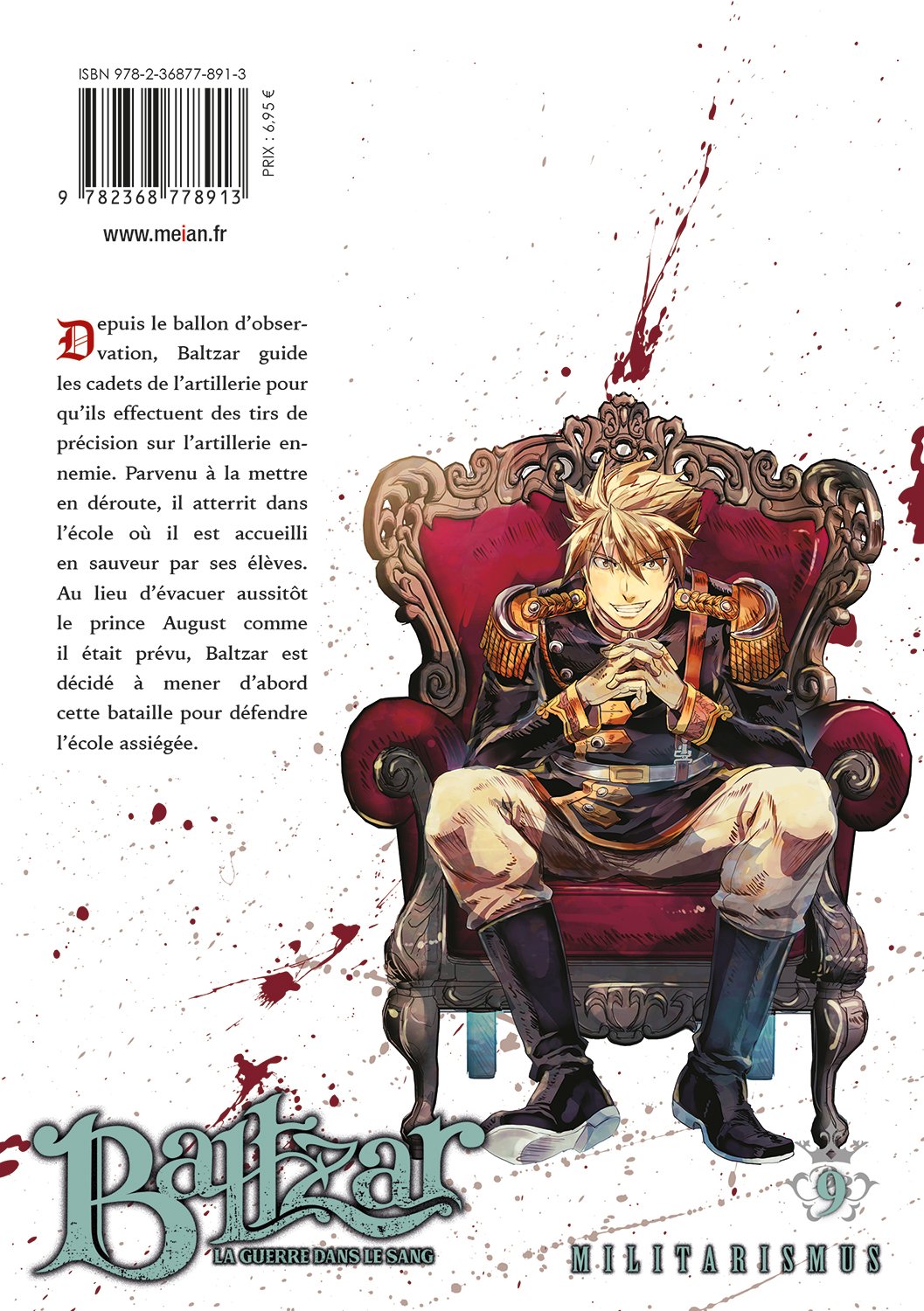 Baltzar : La guerre dans le sang - Tome 09 - Livre (Manga)