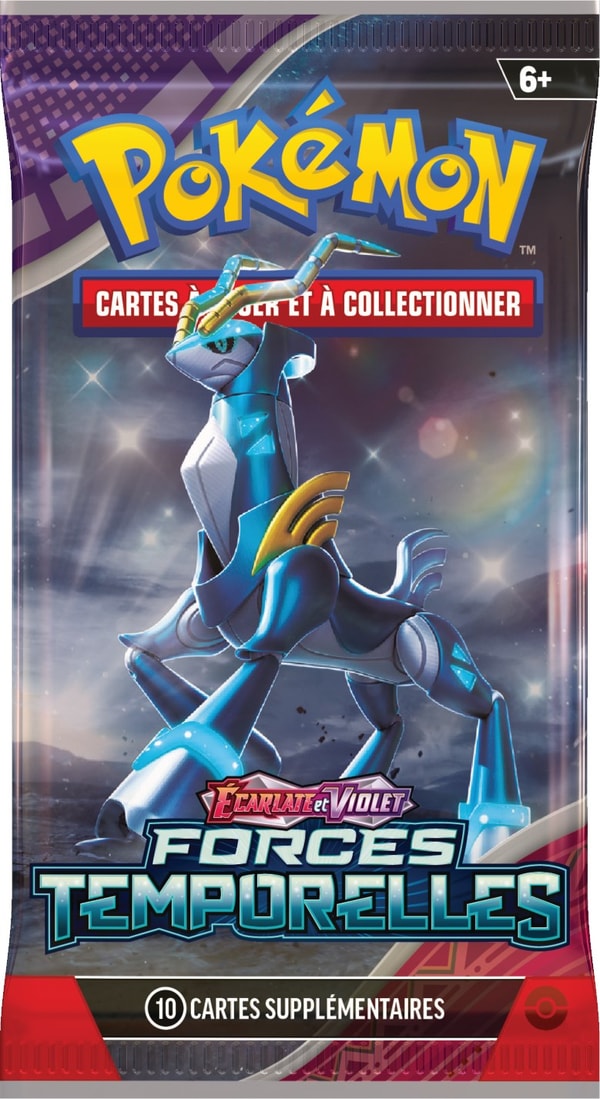 Pokémon JCC - Écarlate et Violet - Pack de Booster Forces Temporelles (Display x36) - flash vidéo
