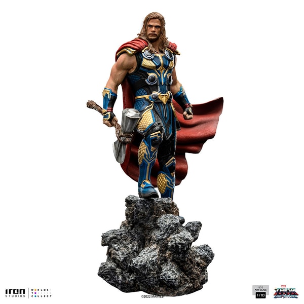 Iron Studios - BDS Arts Scale 1/10 - Marvel - Thor: Love and Thunder - Thor Statue 26cm - flash vidéo