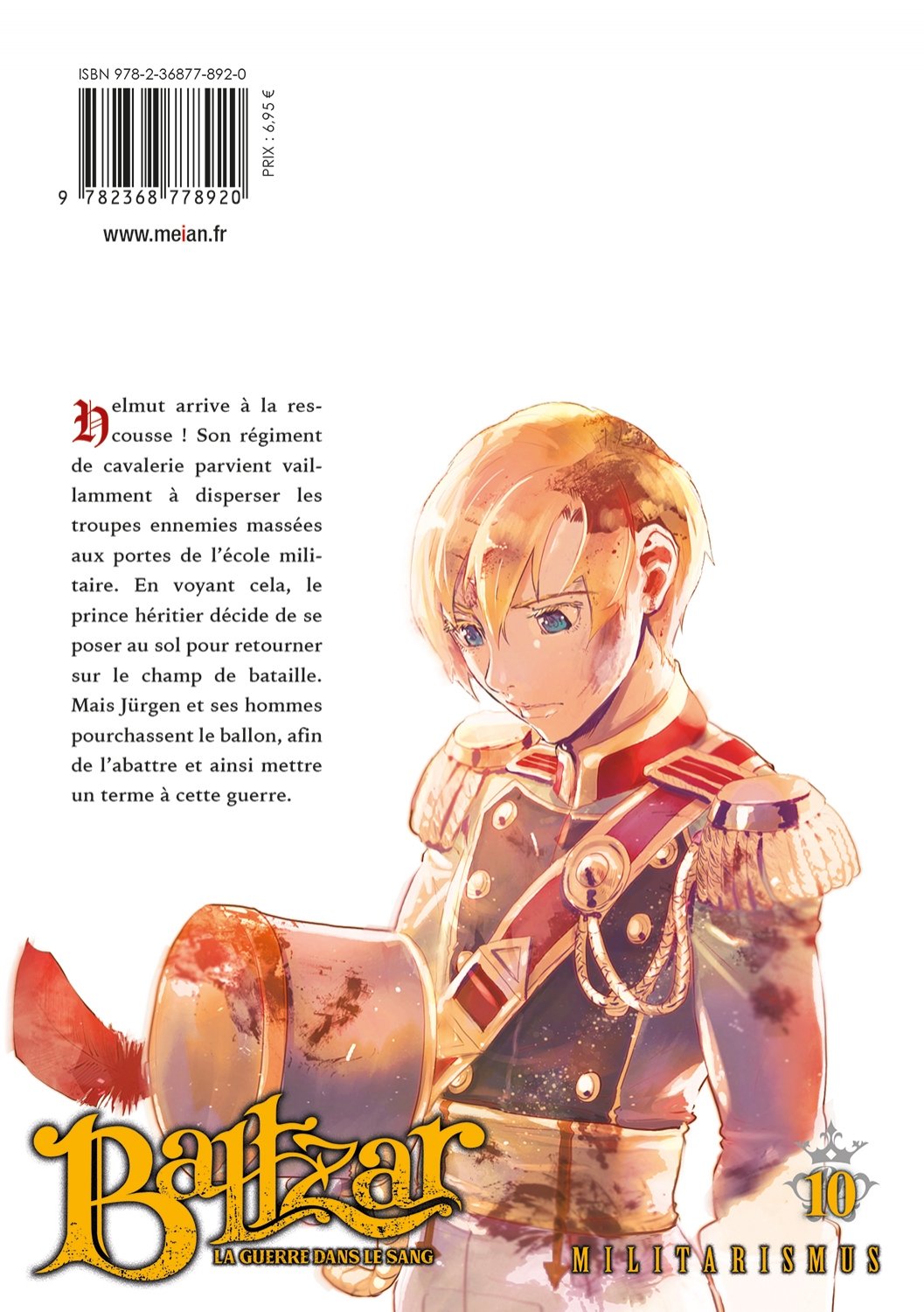 Baltzar : La guerre dans le sang - Tome 10 - Livre (Manga)