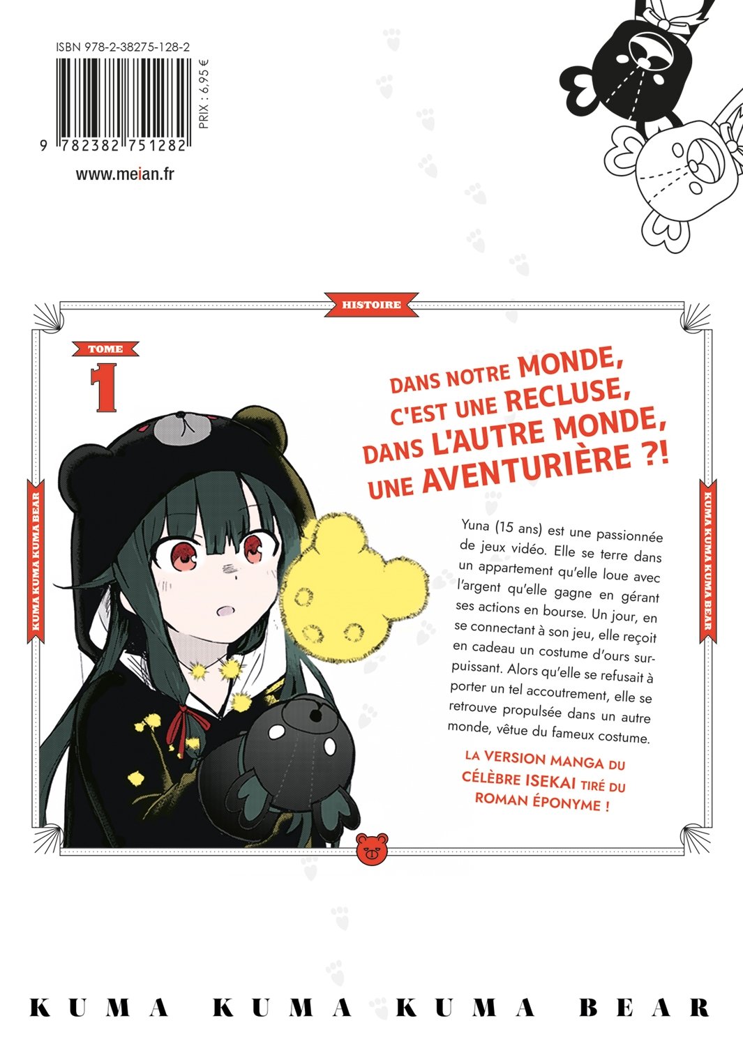 Kuma Kuma Kuma Bear - Tome 01 - Livre (Manga)