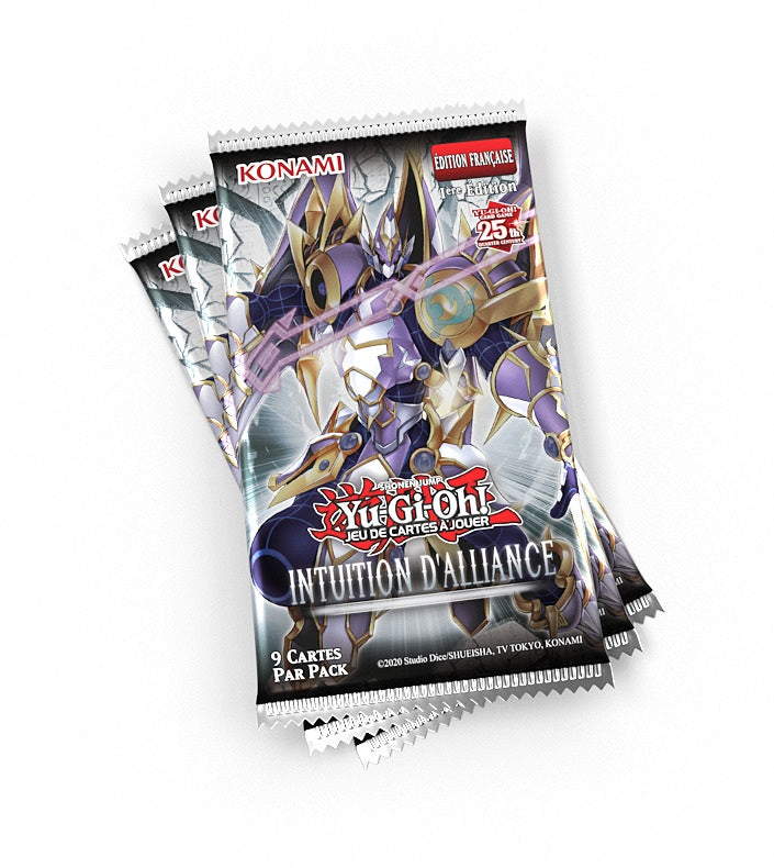 Yu-Gi-Oh! JCC - Pack de 3 Boosters Intuition d'Alliance (Blister cartonné) - flash vidéo