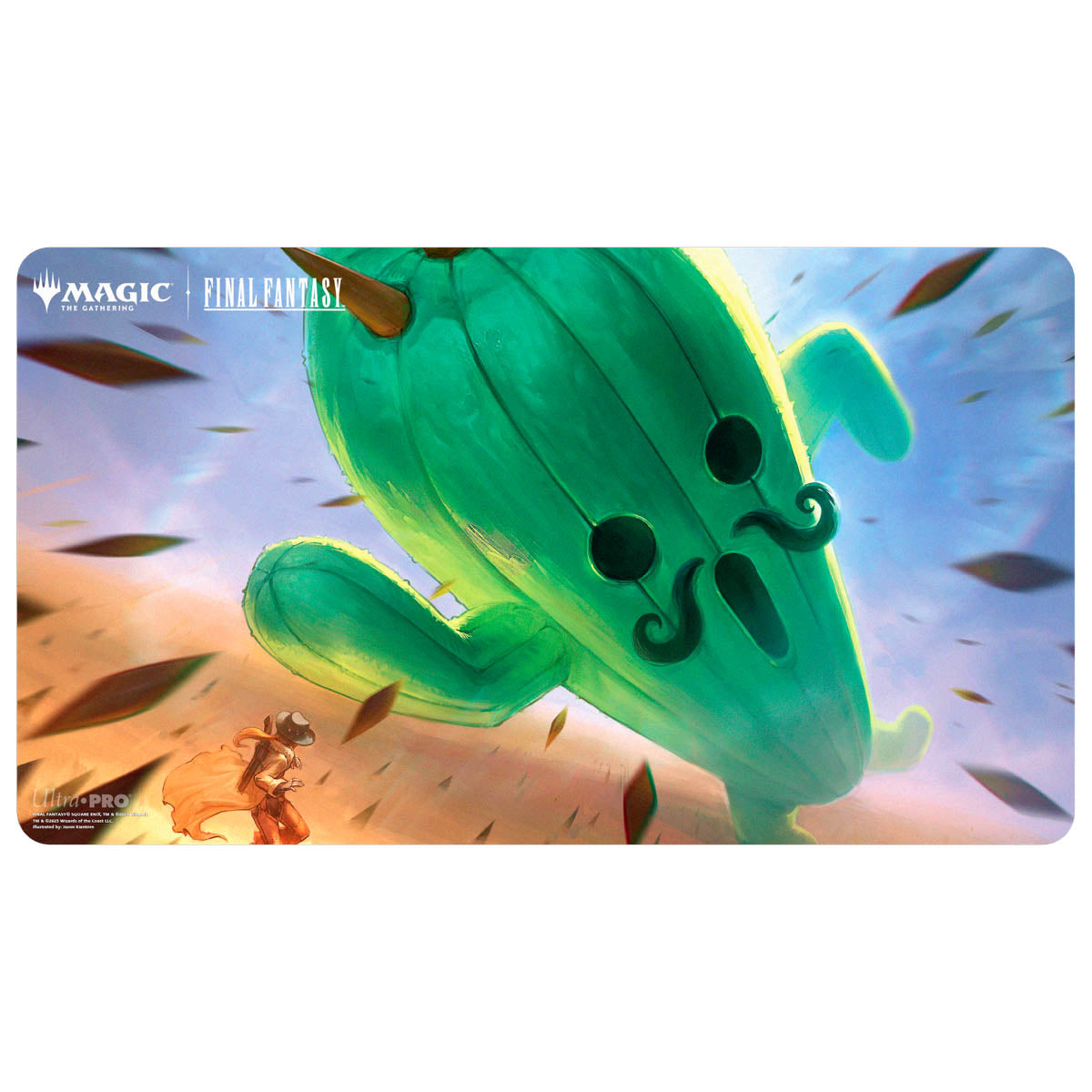 Ultra Pro - Magic: The Gathering - Universes Beyond: Final Fantasy - Tapis de jeu Jumbo Cactuar