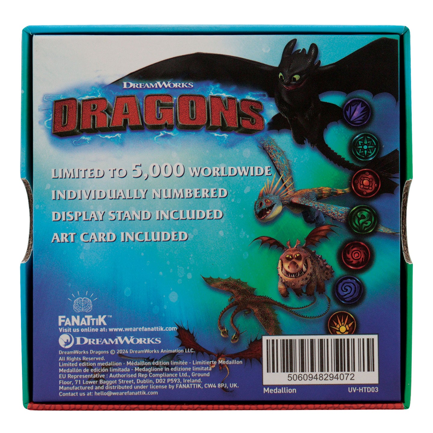 Dragons - Médaillon de collection en édition limitée