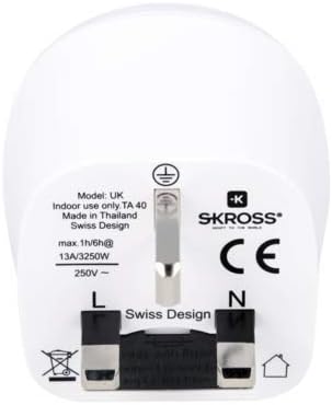 Skross Country Travel Adapter Europe to UK - flash vidéo