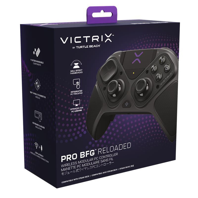 Manette modulaire sans fil Victrix Pro BFG Reloaded pour Windows 10/11 et Steam Deck