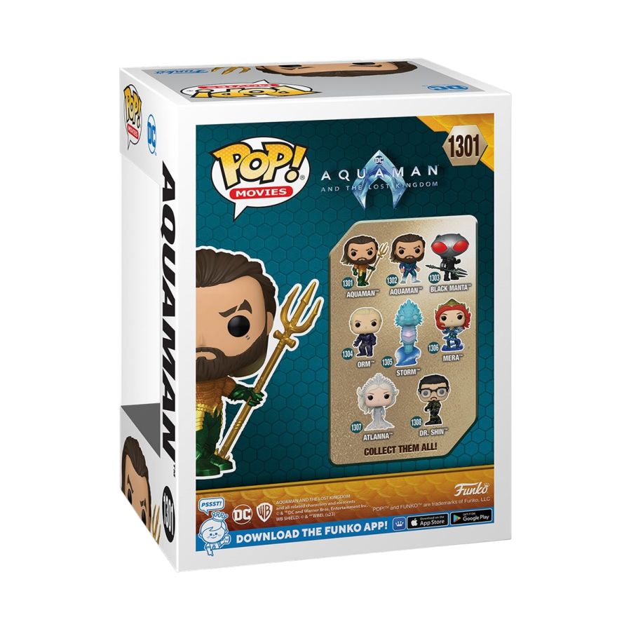 Funko Pop! Movies: Aquaman and the Lost Kingdom - Aquaman (Diamond Glitter)