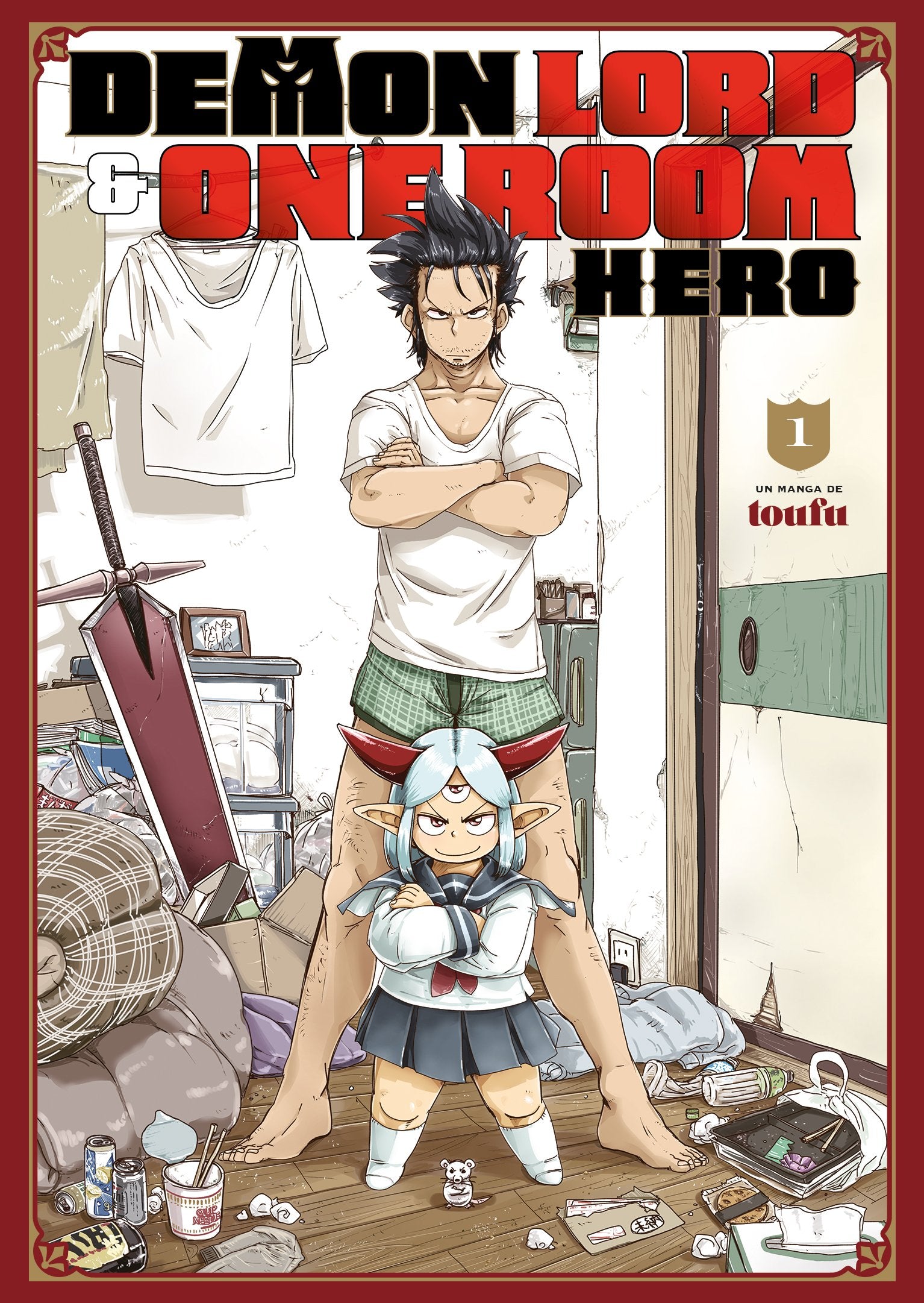 Demon Lord & One Room Hero - Tome 01 - Livre (Manga)