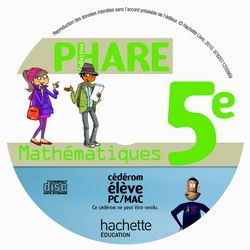 PHARE : mathématiques ; 5e ; pack de 10 CD-Rom élève (édition 2010)