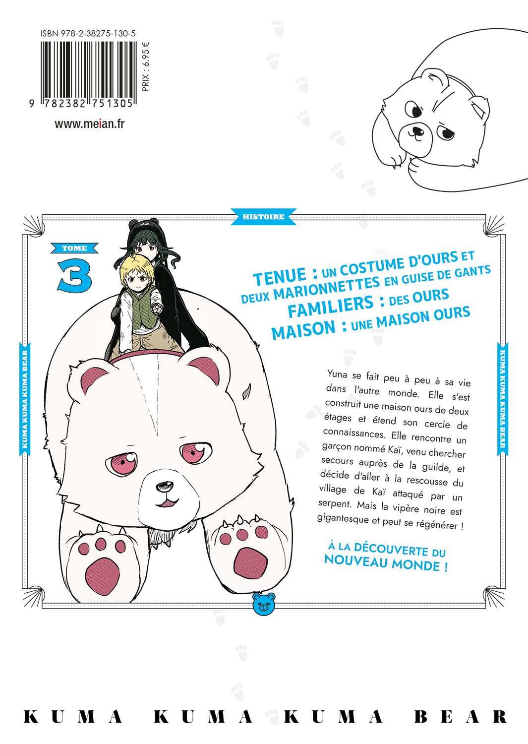 Kuma Kuma Kuma Bear - Tome 03 - Livre (Manga)