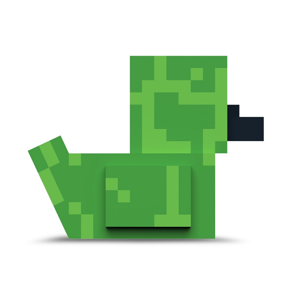 Numskull - TUBBZ Canard de bain - Minecraft - Creeper (Première Édition) - 9cm - flash vidéo