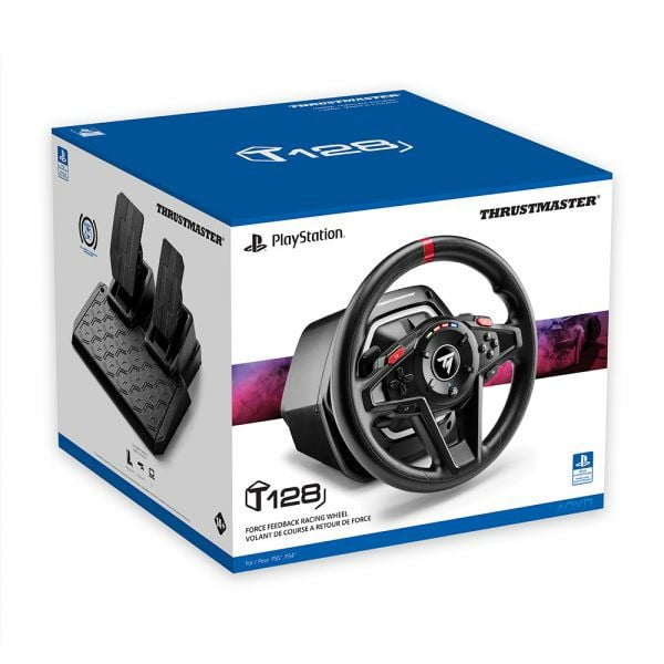 Thrustmaster T128 P - Racing Wheel pour PS5, PS4 et PC - flash vidéo
