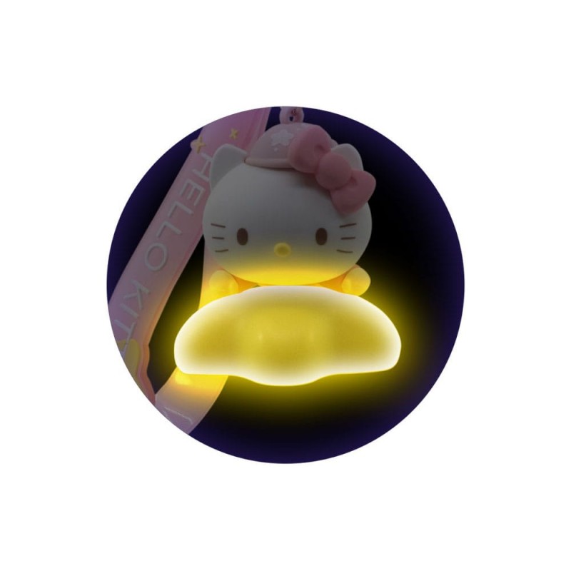 YuMe - Hello Kitty et ses amis - Light-Up Star Series - Display porte-clés lumineux avec dragonne Sanrio 5cm (9 unités)