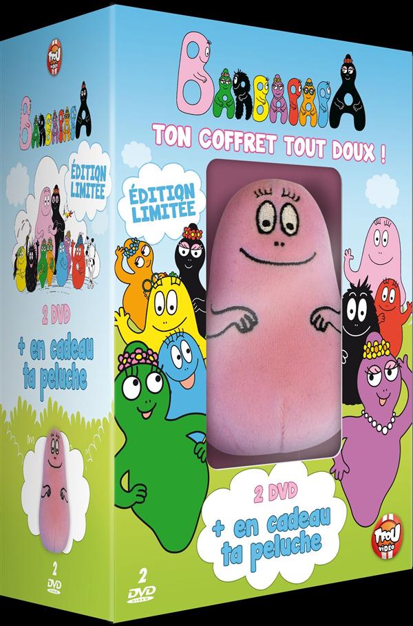 Barbapapa - Coffret 2 DVD + peluche (1973) - DVD - flash vidéo