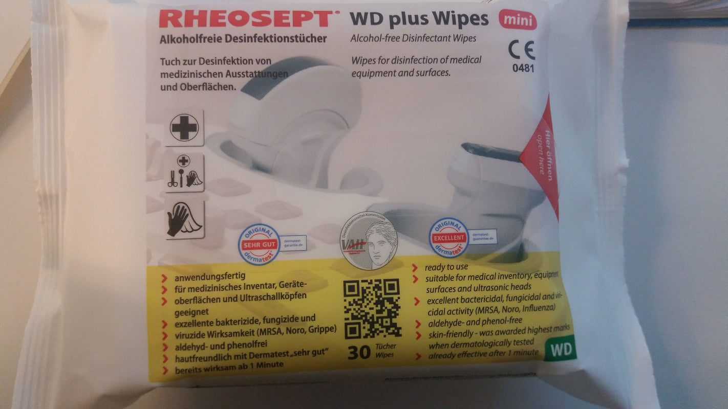 Rheosept - Lingettes désinfectantes WD Plus Mini (x30)