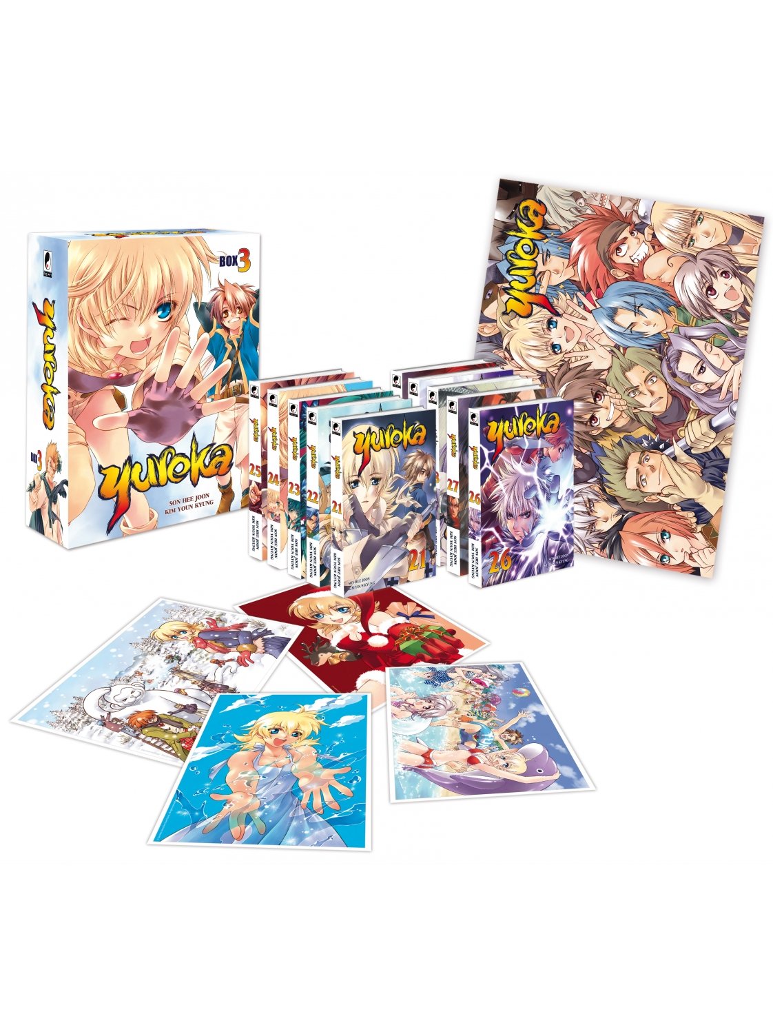 Yureka - Partie 3 (tomes 21 à 30) - Coffret 10 mangas Collector Limité