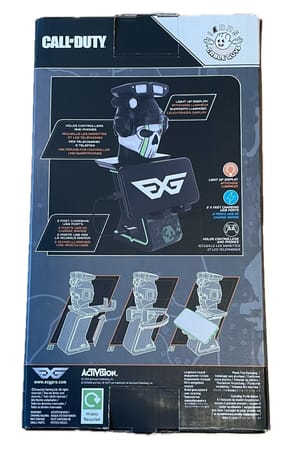 Cable Guys Ikon - Call of Duty - Ghost Logo Support Lumineux Chargeur pour Téléphone et Manette - flash vidéo