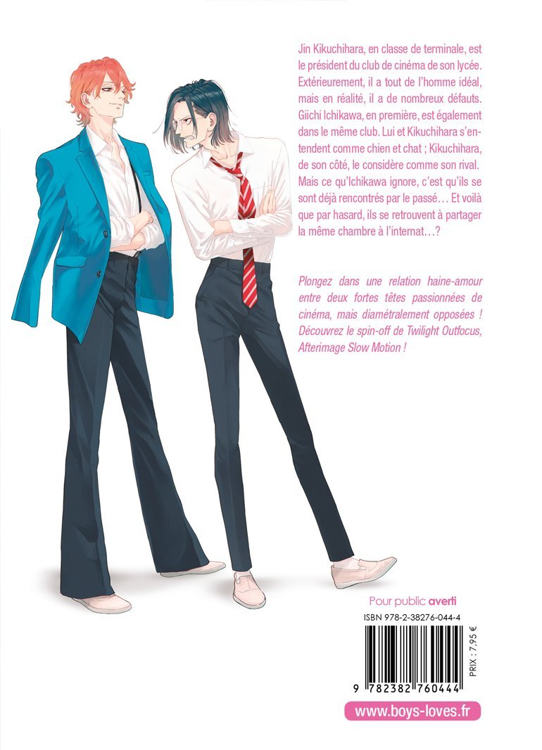 Afterimage Slow Motion - Livre (Manga) - Yaoi - Hana Collection