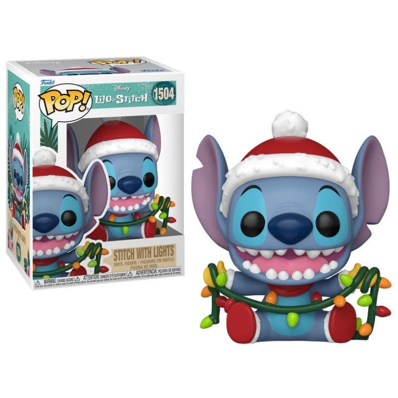 Funko Pop! Disney: Lilo & Stitch: Holiday - Stitch with Lights - flash vidéo
