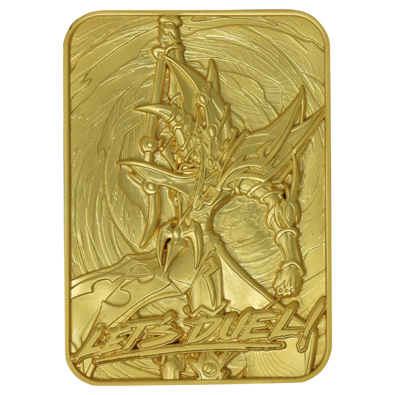 Yu-Gi-Oh! - Lingot Plaqué Or 24 Carats "Paladin des Ténèbres" en Édition Limitée