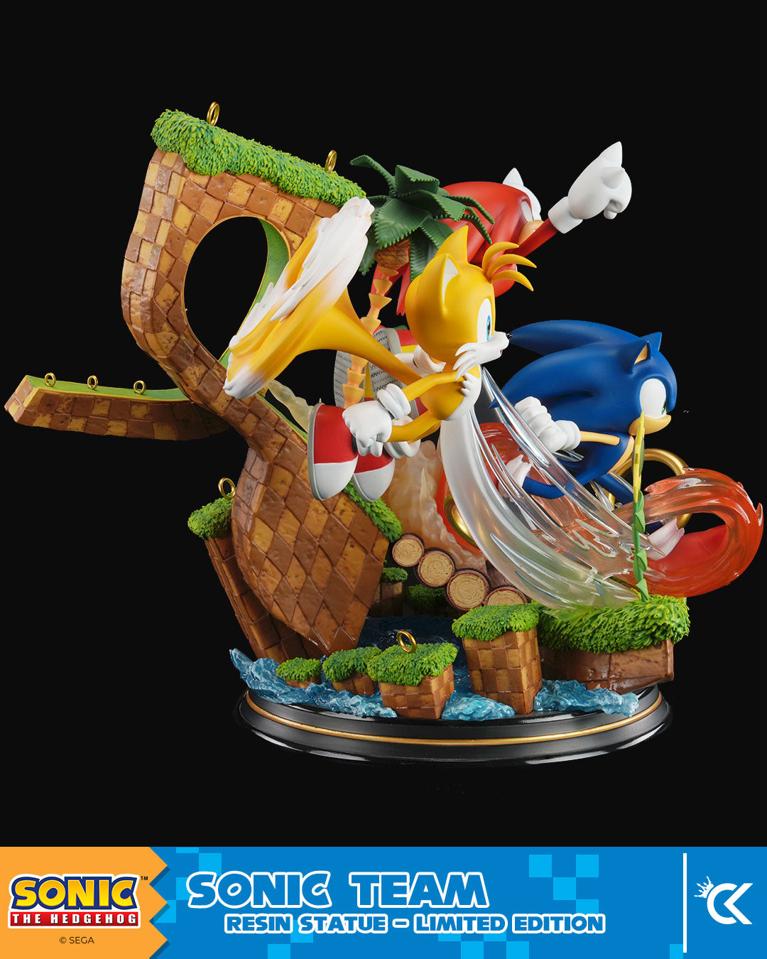 Cartoon Kingdom - 1:6 Statues - Sonic the Hedgehog - Sonic Team Édition Limitée Statue 35cm