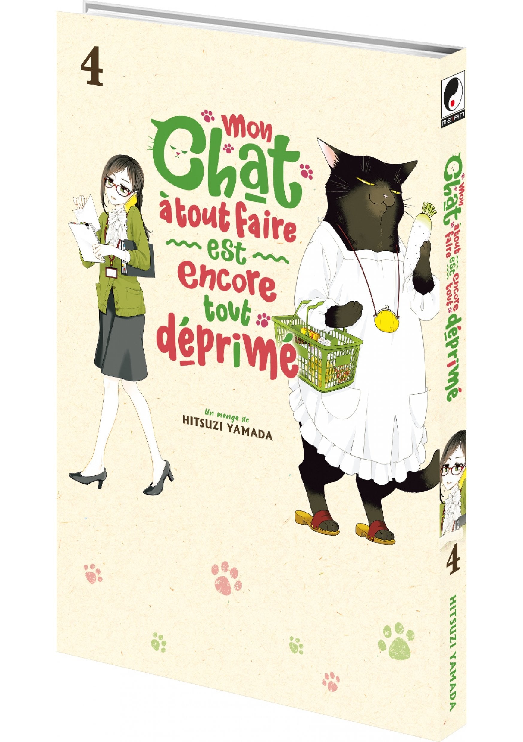Mon chat à tout faire est encore tout déprimé - Tome 04 - Livre (Manga)
