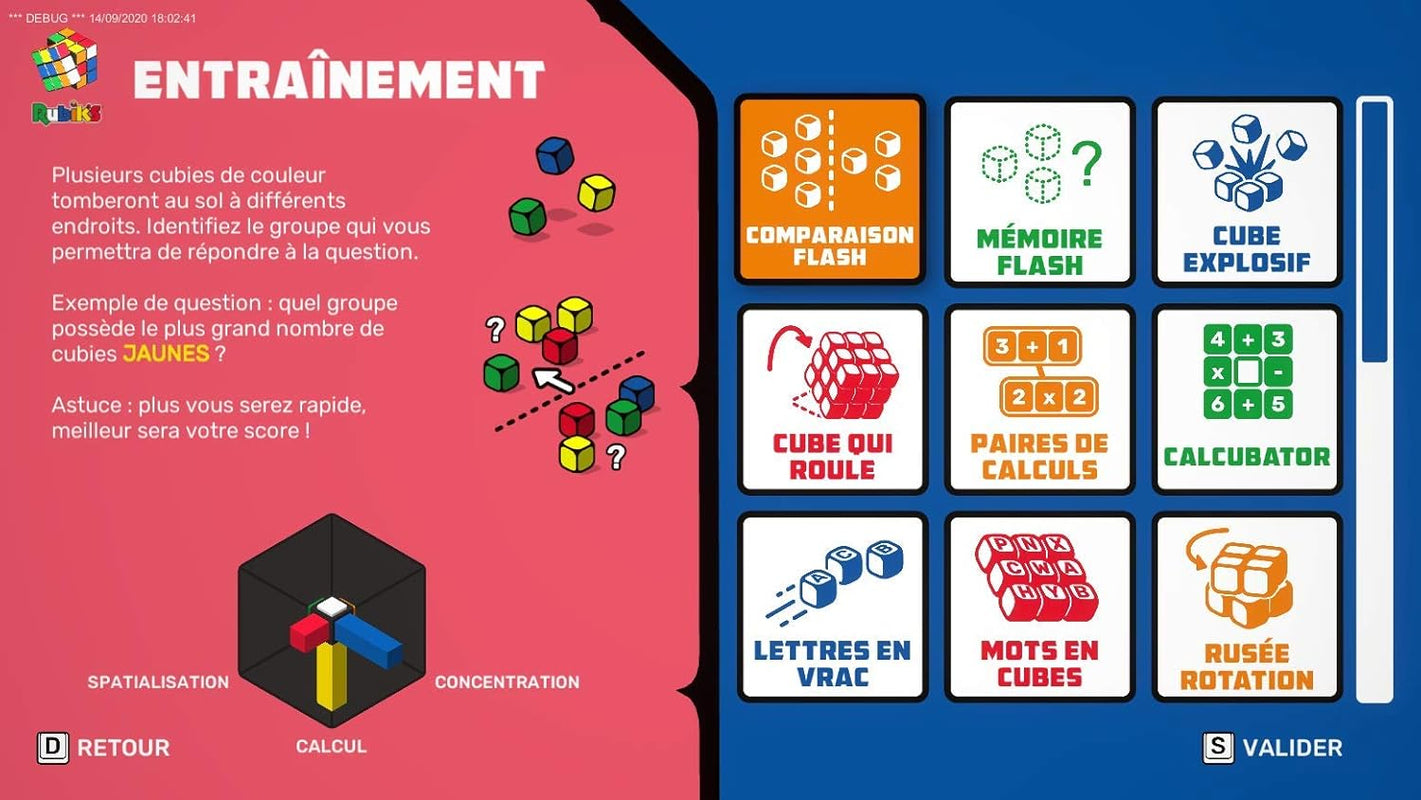 Professeur Rubik's Entraînement Cérébral