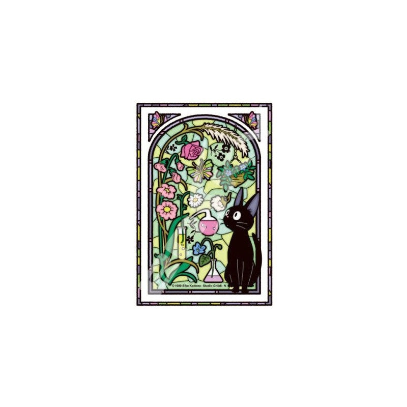 Ghibli - Kiki la petite sorcière - Puzzle effet vitrail Jiji dans la serre 126pcs