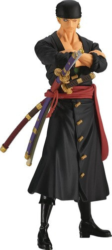One Piece - DXF - The Grandline Series - Wanokuni Vol.5 - Roronoa Zoro Statue 17cm - flash vidéo