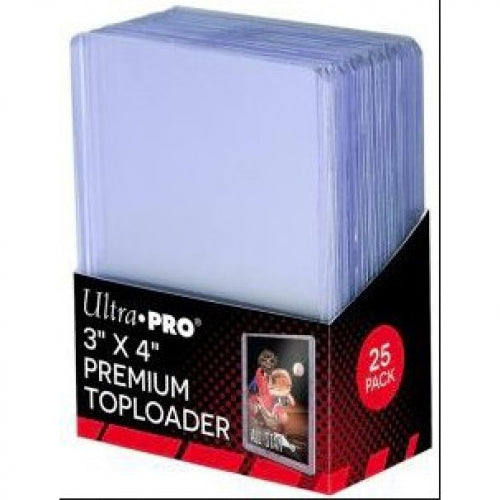 Ultra Pro - Protèges Cartes Standard Toploader Transparent Regular Ultra Clear Premium par 25 (77 x 100 mm) - flash vidéo